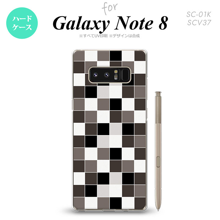 【SC01K】【スマホケース/スマホカバー】【ギャラクシー ノート8】SC01K スマホケース Galaxy Note8 SC-01K カバー ギャラクシー ノート8 スクエア グレー nk-sc01k-1016【メール便送料無料】