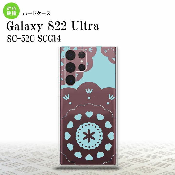 SC-52C SCG14 Galaxy S22 Ultra X}zP[X wʃP[X n[hP[X [X NA  Y fB[X nk-s22ul-1483