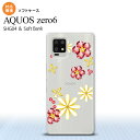 SHG04 SHG04 ZERO6 AQUOS zero6 スマホケース ソフトケース 花柄 ミックス E クリア メンズ レディース nk-zero6-tp3...