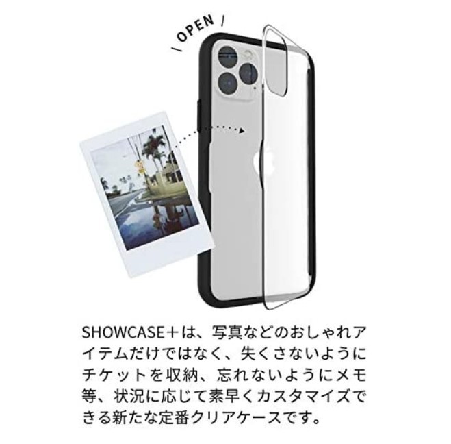 ミッフィー iPhone 12mini スマホケース SHOWCASE＋ MF-109CL おてがみiPhoneケース アイフォンケース ショーケース 12 mini クリアケース 写真収納 カード収納 チケット収納 メモ収納 透明ケース オリジナルアレンジ かわいい おしゃれ 送料無料