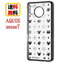 ディズニー キャラクター AQUOS sense7 スマホケース TPU ソフトケース META ミッキーマウス 総柄 メタリック IN-DAQM1HT2B/MK12 AQUOSケース AQUOSsense7 AQUOS sense7 クリアケース キャラクター 透明ケース 耐衝撃 アクオス スマホ ケース かわいい 送料無料