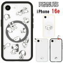 【今だけP2倍】 ピーナッツ スヌーピー iPhone 16e フレーム IIIIfit Clear プランプフレーム スマホケースPEANUTS SNOOPY iPhoneケース iphone iPhone16e アイフォン アイフォン16e MagSafe 耐衝撃 スマホ ケース クリアケース ケース クリア かわいい マスコット