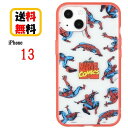 MARVEL iPhone 13 スマホケース IIIIfi+ Clear イーフィット クリア MV-181B スパイダーマン iPhoneケース 耐衝撃 クリアケース iPhone13 スマホ ケース アイフォンケース 携帯 耐衝撃 おしゃれ クリアケース 透明ケース