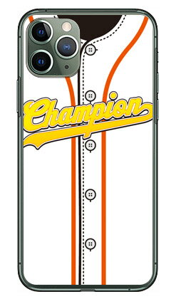 Cf LTD ベースボールユニフォーム ホワイト×オレンジ （クリア） iPhone 11 Pro Apple Coverfull ハードケース アップル iphone11 pro iphone11 pro ケース iphone11 pro カバー アイフォーン11プロ ケース アイフォーン11プロ カバー 送料無料
