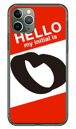 Cf LTD ハローイニシャル O レッド （クリア） iPhone 11 Pro Apple Coverfull スマホケース ハードケース アップル iphone11 pro iphone11 pro ケース iphone11 pro カバー アイフォーン11プロ ケース アイフォーン11プロ カバー 送料無料