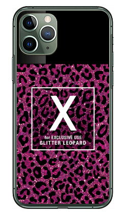 【送料無料】 Cf LTD ヒョウ柄 ネイルボトル イニシャル X ピンク （クリア） / for iPhone 11 Pro/Apple 【Coverfull】【ハードケース】アップル iphone11 pro iphone11 pro ケース iphone11 pro カバー アイフォーン11プロ ケース アイフォーン11プロ カバー