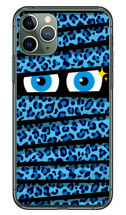 【送料無料】 ミイラくん レオパードブルー （クリア） / for iPhone 11 Pro/Apple 【YESNO】【受注生産】【スマホケース】【ハードケース】アップル iphone11 pro iphone11 pro ケース iphone11 pro カバー アイフォーン11プロ ケース アイフォーン11プロ カバー