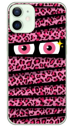 【送料無料】 ミイラくん レオパードピンク （クリア） / for iPhone 12 mini/Apple 【YESNO】【受注生産】【スマホケース】【ハードケース】アップル iphone12 mini iphone12 mini ケース iphone12 mini カバー アイフォーン12ミニ ケース アイフォーン12ミニ カバー