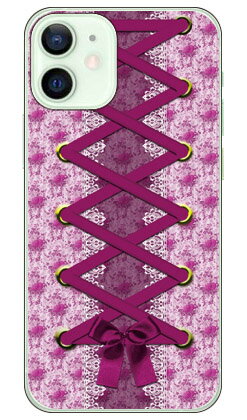 コルセット ピンク (クリア) iPhone 12 mini Apple Coverfull 平面 受注生産 スマホケース ハードケース アップル iphone12 mini iphone12 mini ケース iphone12 mini カバー アイフォーン12ミニ ケース アイフォーン12ミニ カバー 送料無料