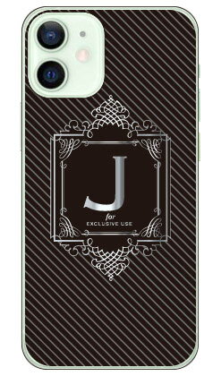 Cf LTD ラグジュアリーイニシャル J シルバーグレー （クリア） iPhone 12 mini Apple Coverfull ハードケース アップル iphone12 mini iphone12 mini ケース iphone12 mini カバー アイフォーン12ミニ ケース アイフォーン12ミニ カバー 送料無料