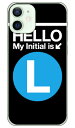Cf LTD サブウェイイニシャル L サックスブルー (クリア) iPhone 12 mini Apple Coverfull ハードケース アップル iphone12 mini iphone12 mini ケース iphone12 mini カバー アイフォーン12ミニ ケース アイフォーン12ミニ カバー 送料無料(2)