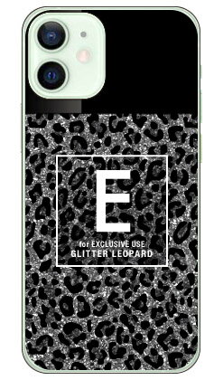 【送料無料】 Cf LTD ヒョウ柄 ネイルボトル イニシャル E グレー （クリア） / for iPhone 12 mini/Apple 【Coverfull】【ハードケース】アップル iphone12 mini iphone12 mini ケース iphone12 mini カバー アイフォーン12ミニ ケース アイフォーン12ミニ カバー