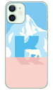 Cf LTD シロクマ イニシャル K (クリア) iPhone 12 mini Apple Coverfull スマホケース ハードケース アップル iphone12 mini iphone12 mini ケース iphone12 mini カバー アイフォーン12ミニ ケース アイフォーン12ミニ カバー 送料無料(2)