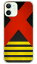 Cf LTD ダービーコレクション 競馬 騎手 勝負服 2 黒・赤十字襷・袖黄縦縞 （クリア） iPhone 12 mini Apple Coverfull アップル iphone12 mini iphone12 mini ケース iphone12 mini カバー アイフォーン12ミニ ケース アイフォーン12ミニ 送料無料