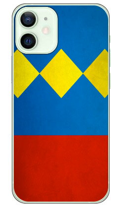 【送料無料】 Cf LTD ダービーコレクション 競馬 騎手 勝負服 【23】 青・黄菱山形・赤袖 （クリア） / for iPhone 12 mini/Apple 【Coverfull】アップル iphone12 mini iphone12 mini ケース iphone12 mini カバー アイフォーン12ミニ ケース アイフォーン12ミニ