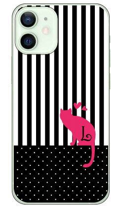 Cf LTD キャット イニシャル L (クリア) iPhone 12 mini Apple Coverfull スマホケース ハードケース アップル iphone12 mini iphone12 mini ケース iphone12 mini カバー アイフォーン12ミニ ケース アイフォーン12ミニ カバー 送料無料
