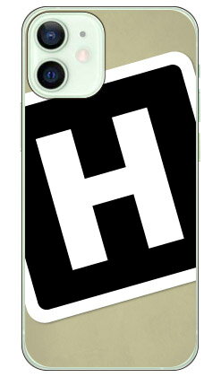 乐天商城 - Cf LTD キャンプ イニシャル ベージュ×ブラック H （クリア） iPhone 12 mini Apple Coverfull ハードケース アップル iphone12 mini iphone12 mini ケース iphone12 mini カバー アイフォーン12ミニ ケース アイフォーン12ミニ カバー 送料無料
