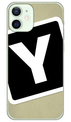 樂天商城 - Cf LTD キャンプ イニシャル ベージュ×ブラック Y （クリア） iPhone 12 mini Apple Coverfull ハードケース アップル iphone12 mini iphone12 mini ケース iphone12 mini カバー アイフォーン12ミニ ケース アイフォーン12ミニ カバー 送料無料
