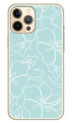 樂天商城 - ハイビスカスライン エメラルド （ソフトTPUクリア） iPhone 12 Pro Max Apple SECOND SKIN iphone12promax ケース iphone12promax カバー アイフォーン12プロマックス ケース アイフォーン12プロマックス カバー アイフォン 12 送料無料