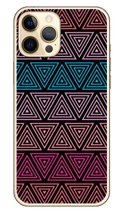 トライアングル ピンク （ソフトTPUクリア） iPhone 12 Pro Max Apple YESNO アップル iphone12 pro max iphone12 pro max ケース iphone12 pro max カバー アイフォーン12プロマックス ケース アイフォーン12プロマックス カバー 送料無料