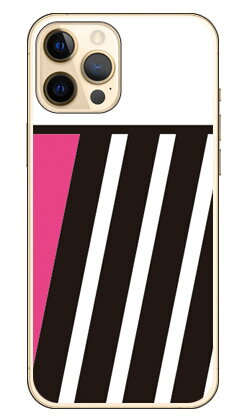 PINK ＆ BLACK ピンク （ソフトTPUクリア） design by ROTM iPhone 12 Pro Max Apple SECOND SKIN iphone12promax ケース iphone12promax カバー アイフォーン12プロマックス ケース アイフォーン12プロマックス カバー アイフォン 12 送料無料