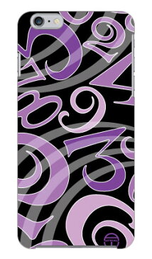 【送料無料】 おしゃれな数字 黒×紫 design by ARTWORK / for iPhone 6 Plus/Apple 【Coverfull】【ハードケース】アップル iphone6 plus iphone6 plus ケース iphone6 plus カバー アイフォーン6プラス ケース アイフォーン6プラス カバー iphone 6 plus case