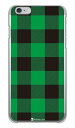 Buffalo check グリーン （クリア） design by Moisture iPhone 6 Plus Apple SECOND SKIN iphone6plus ケース iphone6plus カバー アイフォーン6プラス ケース アイフォーン6プラス カバー アイフォン 6 プラス 送料無料