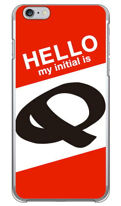 乐天商城 - Cf LTD ハローイニシャル Q レッド （クリア） iPhone 6s Plus Apple Coverfull iphone6splus ケース iphone6splus カバー iphone 6s plus ケース iphone 6s plus カバー アイフォン6sプラス ケース アイフォン6sプラス カバー 送料無料