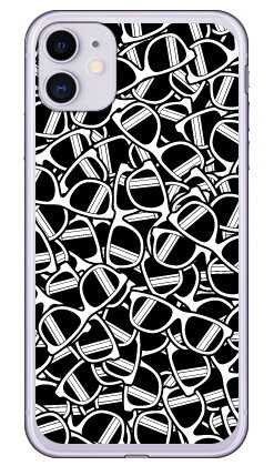 【送料無料】 サングラス ホワイト （ソフトTPUクリア） / for iPhone 11/Apple 【YESNO】【イエスノー】【平面】【受注生産】【スマホケース】【ソフトケース】アップル iphone11 iphone11 ケース iphone11 カバー アイフォーン11 ケース アイフォーン11 カバー