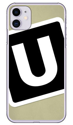 Rakuten - Cf LTD キャンプ イニシャル ベージュ×ブラック U （クリア） iPhone 11 Apple Coverfull 受注生産 スマホケース ハードケース アップル iphone11 iphone11 ケース iphone11 カバー アイフォーン11 ケース アイフォーン11 カバー 送料無料