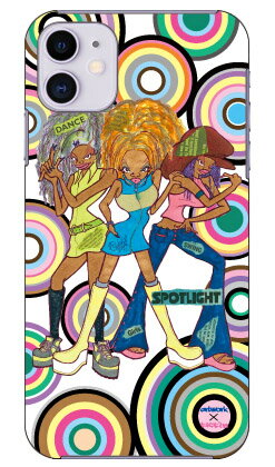 可愛いダンサー3人とサークル design by ARTWORK iPhone 11 Apple Coverfull 全面 受注生産 スマホケース ハードケース アップル iphone11 iphone11 ケース iphone11 カバー アイフォーン11 ケース アイフォーン11 カバー 送料無料