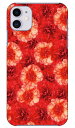 カーネーション (レッド) produced by COLOR STAGE iPhone 11 Apple Coverfull 全面 受注生産 スマホケース ハ...