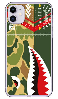 樂天商城 - シャーク ハンターカモ （クリア） iPhone 11 Apple YESNO イエスノー 平面 受注生産 スマホケース ハードケース アップル iphone11 iphone11 ケース iphone11 カバー アイフォーン11 ケース アイフォーン11 カバー 送料無料