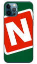 Cf LTD キャンプ イニシャル グリーン×レッド N (クリア) iPhone 12 Apple Coverfull 平面 受注生産 スマホケース ハードケース アップル iphone12 iphone12 ケース iphone12 カバー アイフォーン12 ケース アイフォーン12 カバー 送料無料