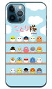 ことり隊シリーズ 集合!ことり隊 (クリア) iPhone 12 Apple 平面 受注生産 スマホケース ハードケース iphone12 ケース iphone12 カバー アイフォーン12 ケース アイフォーン12 カバー アイフォン 12 送料無料