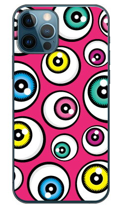 アイズ ピンク （ソフトTPUクリア） iPhone 12 Apple YESNO イエスノー 平面 受注生産 スマホケース ソフトケース アップル iphone12 iphone12 ケース iphone12 カバー アイフォーン12 ケース アイフォーン12 カバー 送料無料