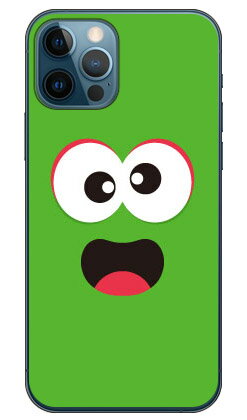 ベイビーモンスター グリーン （ソフトTPUクリア） iPhone 12 Apple YESNO 平面 受注生産 スマホケース ソフトケース アップル iphone12 iphone12 ケース iphone12 カバー アイフォーン12 ケース アイフォーン12 カバー 送料無料