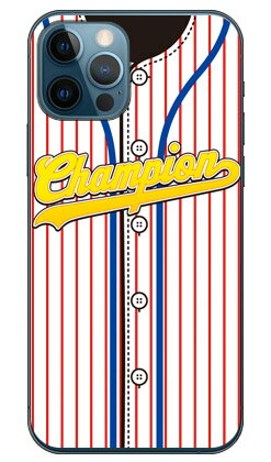 Cf LTD ベースボールユニフォーム レッドストライプ×ブルー （クリア） iPhone 12 Apple Coverfull スマホケース ハードケース アップル iphone12 iphone12 ケース iphone12 カバー アイフォーン12 ケース アイフォーン12 カバー 送料無料