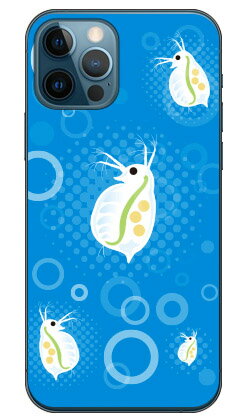 ミジンコ ブルー （クリア） design by figeo iPhone 12 Apple Coverfull カバフル 平面 受注生産 スマホケース ハードケース アップル iphone12 iphone12 ケース iphone12 カバー アイフォーン12 ケース アイフォーン12 カバー 送料無料