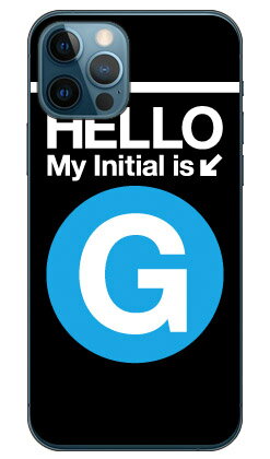 Cf LTD サブウェイイニシャル G サックスブルー （クリア） iPhone 12 Apple Coverfull 平面 受注生産 スマホケース ハードケース アップル iphone12 iphone12 ケース iphone12 カバー アイフォーン12 ケース アイフォーン12 カバー 送料無料
