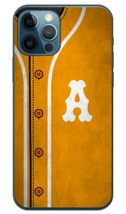 Cf LTD ベースボール イニシャル イエロー A （クリア） iPhone 12 Apple Coverfull 平面 受注生産 スマホケース ハードケース アップル iphone12 iphone12 ケース iphone12 カバー アイフォーン12 ケース アイフォーン12 カバー 送料無料