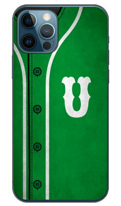 Cf LTD ベースボール イニシャル グリーン U （クリア） iPhone 12 Apple Coverfull 平面 受注生産 スマホケース ハードケース アップル iphone12 iphone12 ケース iphone12 カバー アイフォーン12 ケース アイフォーン12 カバー 送料無料