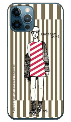 樂天商城 - 池田ハル 「アナザーガール・ストライプ・チャコールグレー」 （クリア） iPhone 12 Apple SECOND SKIN スマホケース ハードケース iphone12 ケース iphone12 カバー アイフォーン12 ケース アイフォーン12 カバー アイフォン 12 送料無料