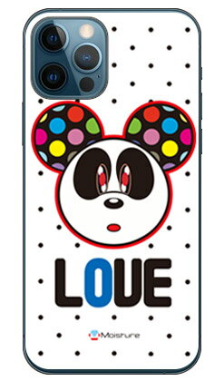乐天商城 - Love Panda ブラックドット （クリア） design by Moisture iPhone 12 Apple SECOND SKIN 受注生産 スマホケース ハードケース iphone12 ケース iphone12 カバー アイフォーン12 ケース アイフォーン12 カバー アイフォン 12 送料無料