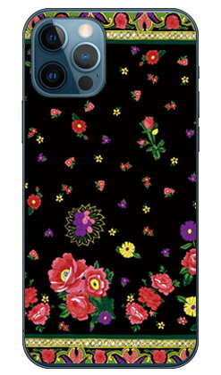 SINDEE 「Russian Flower (ブラック)」 (クリア) iPhone 12 Apple SECOND SKIN 平面 受注生産 スマホケース ハードケース iphone12 ケース iphone12 カバー アイフォーン12 ケース アイフォーン12 カバー アイフォン 12 送料無料