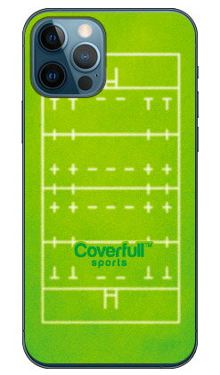 ラグビーコート グリーン(クリア) iPhone 12 Apple Coverfull カバフル 平面 受注生産 スマホケース ハードケース アップル ipho...