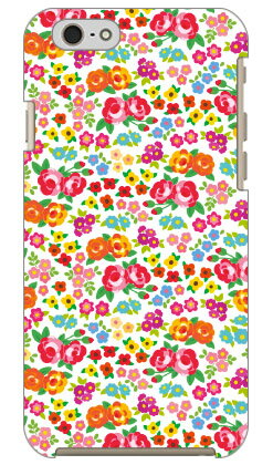 スモールフラワー （GIRLYホワイト） produced by COLOR STAGE iPhone 6s Apple Coverfull iphone6s ケース iphone6s カバー iphone 6s ケース iphone 6s カバー アイフォーン6s ケース アイフォーン6s カバー アイフォン6s ケース 送料無料