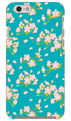 桜 （SCATTERブルー） produced by COLOR STAGE iPhone 6s Apple Coverfull ハードケース iphone6s ケース iphone6s カバー iphone 6s ケース iphone 6s カバー アイフォーン6s ケース アイフォーン6s カバー アイフォン6s ケース 送料無料
