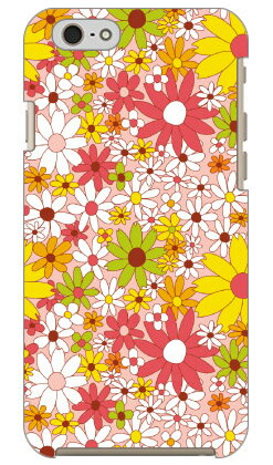 FLOWERBED （ピンク） produced by COLOR STAGE iPhone 6s Apple Coverfull ハードケース iphone6s ケース iphone6s カバー iphone 6s ケース iphone 6s カバー アイフォーン6s ケース アイフォーン6s カバー アイフォン6s ケース 送料無料
