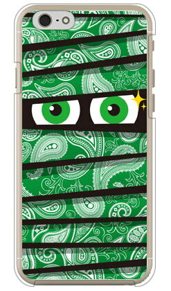 乐天商城 - ミイラくん ペイズリーグリーン （クリア） iPhone 6s Apple YESNO ハードケース iphone6s ケース iphone6s カバー iphone 6s ケース iphone 6s カバー アイフォーン6s ケース アイフォーン6s カバー アイフォン6s ケース 送料無料